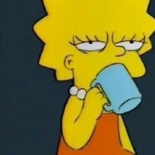 😑 emoji The Simpsons @stickee Telegram sticker 14 of 24