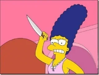 🗡 emoji The Simpsons @stickee Telegram sticker 23 of 24
