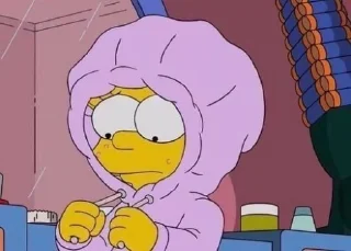 🙁 emoji The Simpsons @stickee Telegram sticker 5 of 24