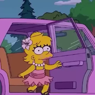 🥰 emoji ‘The Simpsons | @iStickerLand, Telegram sticker 7 of 50