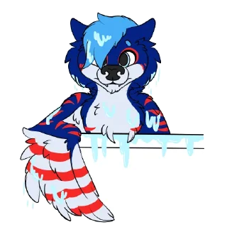 😥 emoji Furritos (by:@DubwolfCreationsOfficial) Telegram sticker 13 of 63