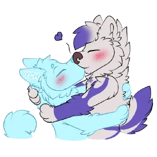 😘 emoji Furritos (by:@DubwolfCreationsOfficial) Telegram sticker 19 of 63