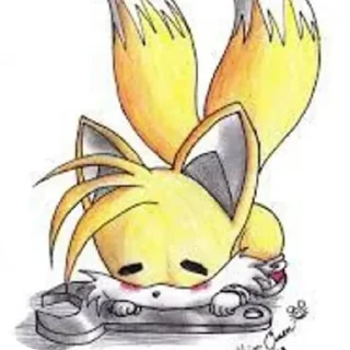 🦊 emoji Tails✨ @Tails2092 Telegram sticker 6 of 120