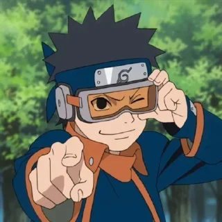 🫵 emoji Uchiha Clan Telegram sticker 23 of 28