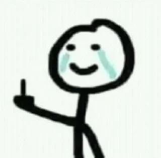 🖕 emoji Middle Finger | @RitikXD @StickerPanel Telegram sticker 5 of 23