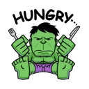 🍔 emoji Marvel Telegram sticker 7 of 37