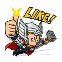 👍 emoji Marvel Telegram sticker 14 of 37