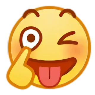 😜 emoji GG Telegram sticker 23 of 75