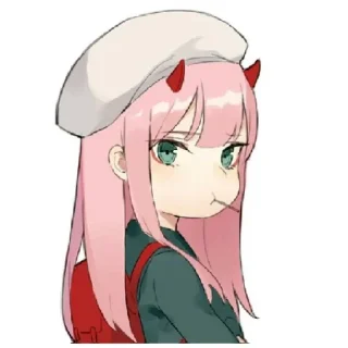 Sticker from Zero two
