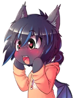 😍 emoji Peach&Midnight Telegram sticker 6 of 26