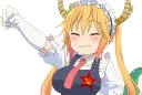 👊 emoji Commie Anime Girls Telegram sticker 8 of 26