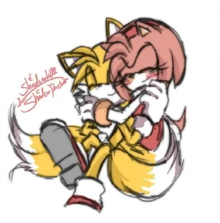 🌟 emoji Tails&Amy Telegram sticker 3 of 27