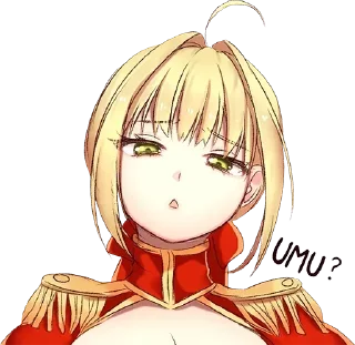 🤨 emoji Fate/Grand Order | @FGO_GachaHell Telegram sticker 20 of 120