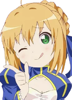 😜 emoji Fate/Grand Order | @FGO_GachaHell Telegram sticker 15 of 120