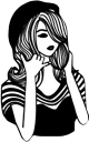 👂 emoji Girl 2 Telegram sticker 9 of 40