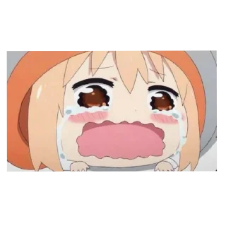😢 emoji UMARUUU ←⁠(⁠*⁠꒪⁠ヮ⁠꒪⁠*⁠) Telegram sticker 8 of 78