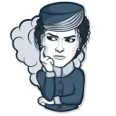 😒 emoji Famous Characters Telegram sticker 23 of 119
