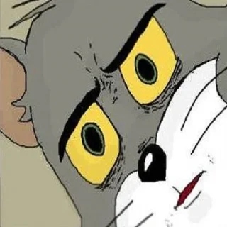 😯 emoji Tom and Jerry Reactions Telegram sticker 17 of 22