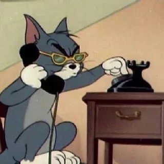 Sticker from Tom and Jerry Reactions