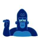 🦍 emoji Тураан ➡️ @Ctikerubot Telegram sticker 2 of 37