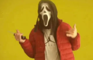 🤟 emoji 👻ghostface👻 Telegram sticker 17 of 68