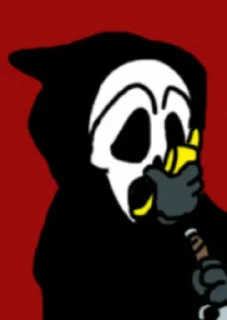 😐 emoji 👻ghostface👻 Telegram sticker 8 of 68