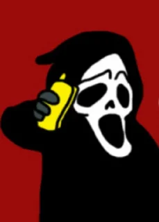 😐 emoji 👻ghostface👻 Telegram sticker 7 of 68