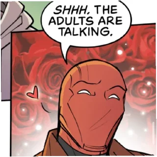 🤫 emoji Jason Todd Telegram sticker 20 of 113