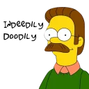 👍 emoji The Simpsons @amishbni Telegram sticker 9 of 94