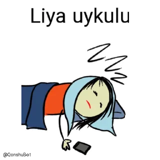 😴 emoji Liya @Qonshubot Telegram sticker 17 of 31