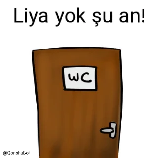 🚽 emoji Liya @Qonshubot Telegram sticker 22 of 31
