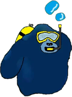 Sticker from IdroCavaScimmie (designed by Pinkalpaka)