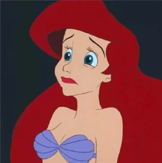 🧜‍♀ emoji ⇢ 𝘼𝙧𝙞𝙚𝙡 𝘿𝙞𝙨𝙣𝙚𝙮 | @AquaStickers 💎 Telegram sticker 16 of 80