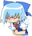 😂 emoji Cirno's Perfect Sticker Pack Telegram sticker 22 of 81