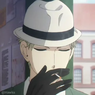 🚬 emoji 🎥 Loid Forger (@TodorokiShouto) Telegram sticker 9 of 50