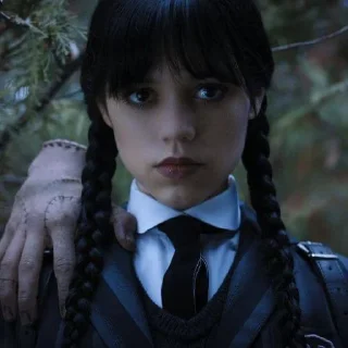 Sticker from Wednesday Addams