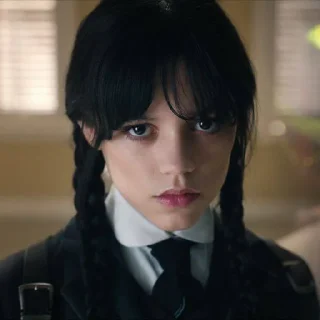 Sticker from Wednesday Addams