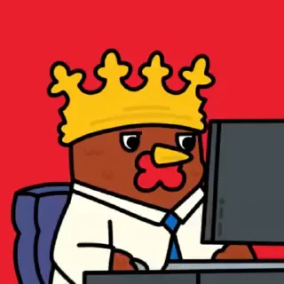 🆗 emoji Coq to the moon! @chikniloveu Telegram sticker 11 of 118