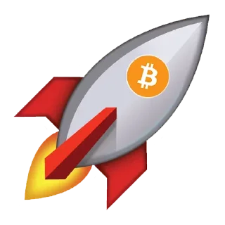 🧡 emoji TO THE MOON Telegram sticker 9 of 107