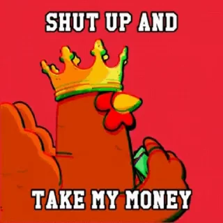 🤑 emoji Coq to the moon! @chikniloveu Telegram sticker 18 of 118