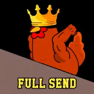 💪 emoji Coq to the moon! @chikniloveu Telegram sticker 9 of 118