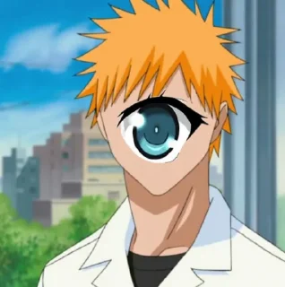 👁 emoji Ichigo che Telegram sticker 5 of 13