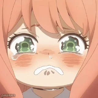 😭 emoji 🎥 Anya Forger-4 (@TodorokiShouto) Telegram sticker 24 of 40