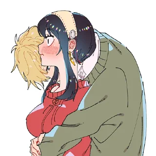 ❤️ emoji ❤️ Forger Family (@TodorokiShouto) Telegram sticker 12 of 112