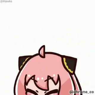 🤩 emoji 🥜 Anya Forger (@TodorokiShouto) Telegram sticker 8 of 41