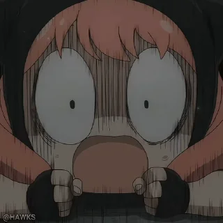 😱 emoji 🎥 Anya Forger-4 (@TodorokiShouto) Telegram sticker 18 of 40