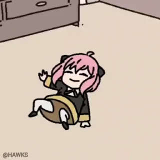 💃 emoji 🥜 Anya Forger (@TodorokiShouto) Telegram sticker 12 of 41