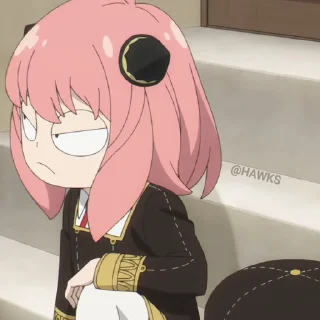 😒 emoji 🎥 Anya Forger-4 (@TodorokiShouto) Telegram sticker 13 of 40