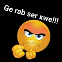 😡 emoji Stîkerên kurdî Telegram sticker 3 of 38