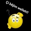 🤔 emoji Stîkerên kurdî Telegram sticker 15 of 38
